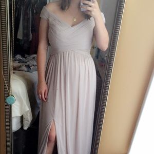 David’s Bridal Biscotti Dress